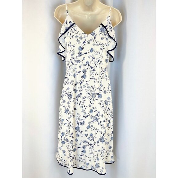 Greylin White Emma Ruffled Wrap Dress - Picture 8 of 14